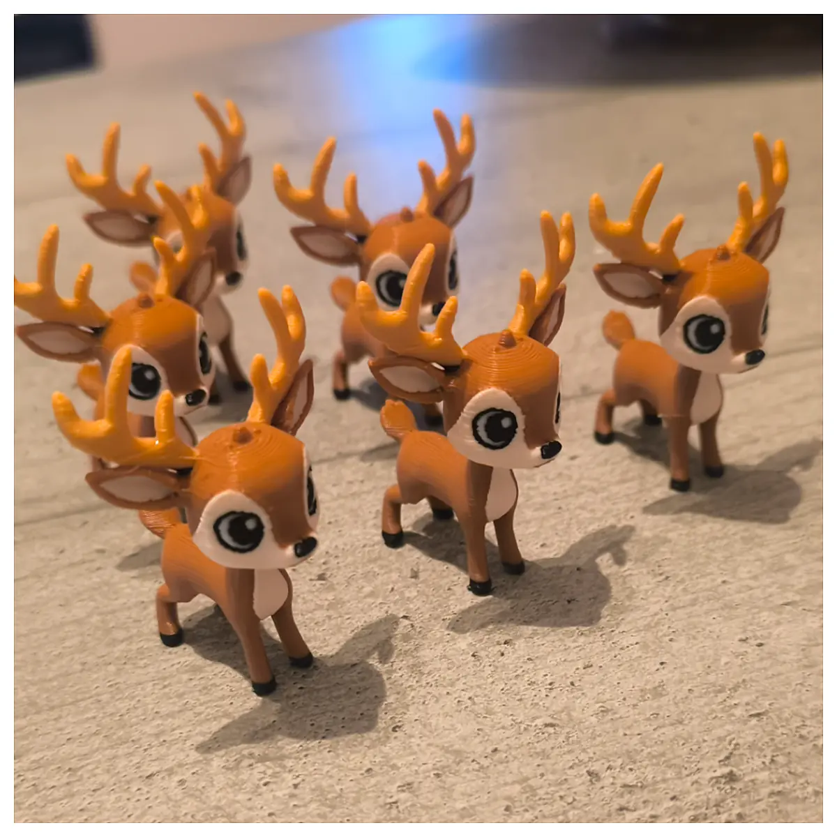 Mini Reindeer Toy Small Christmas Decoration Reindeer Accessories Christmas Gift Party Supplies