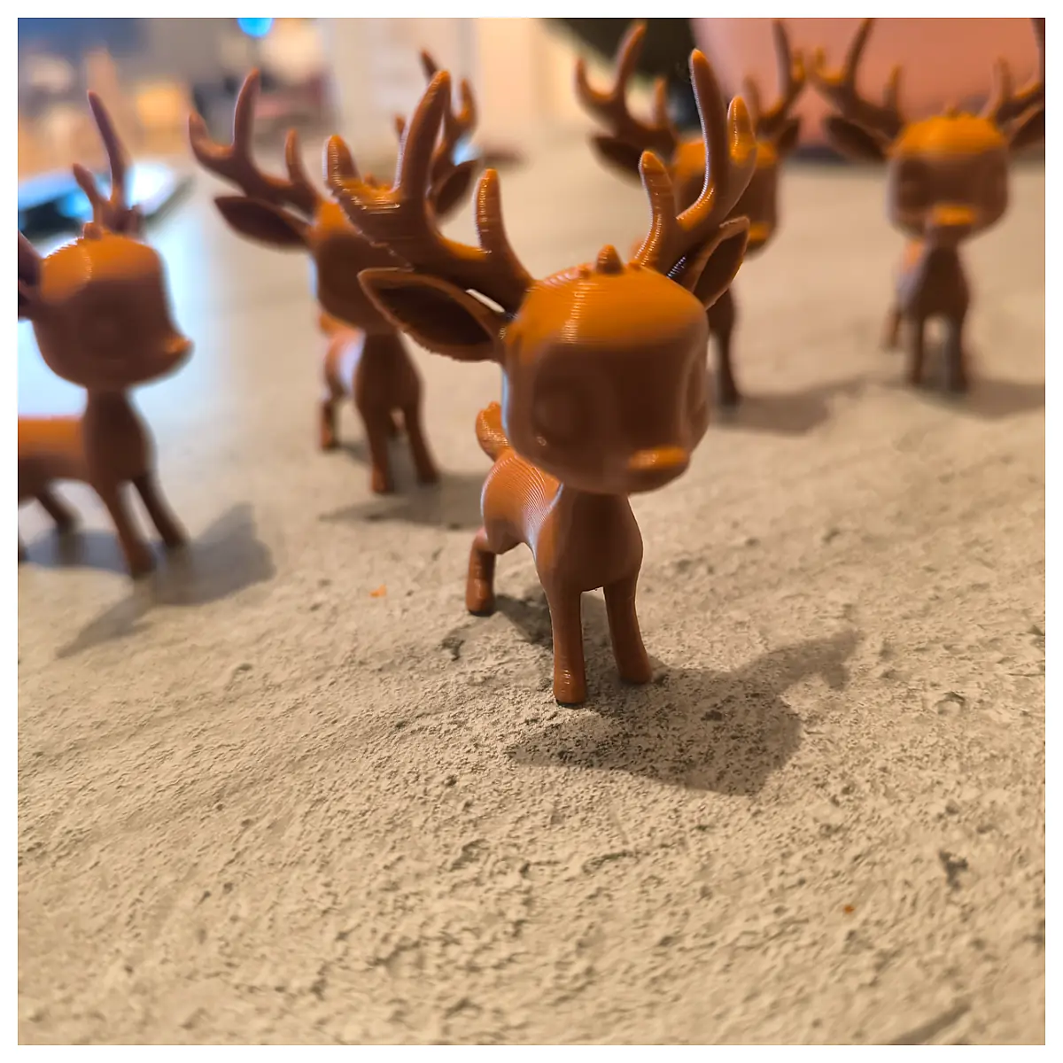 Mini Reindeer Toy Small Christmas Decoration Reindeer Accessories Christmas Gift Party Supplies