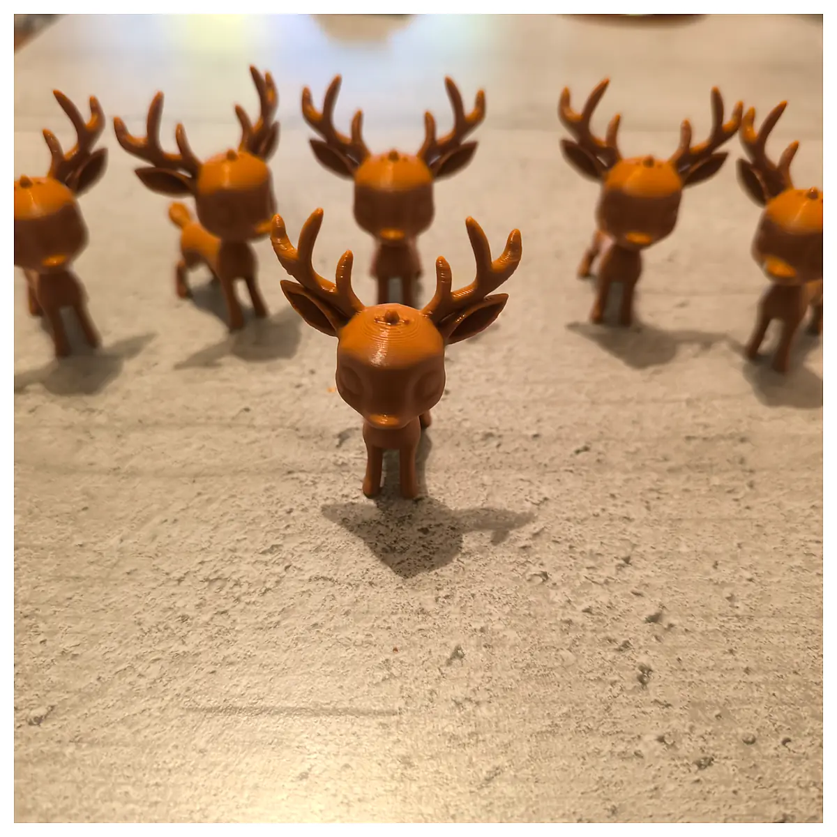 Mini Reindeer Toy Small Christmas Decoration Reindeer Accessories Christmas Gift Party Supplies