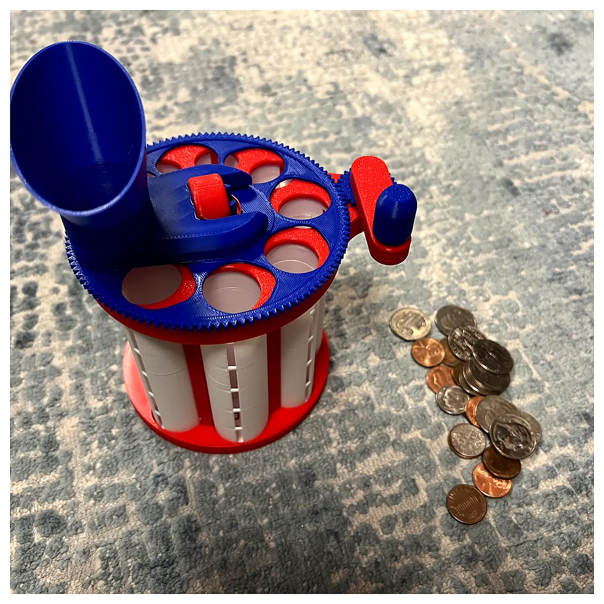 Coin Sorter Machine Automatic Coin Sorting Silver Coins Copper Coins Nickel Coins Coin Identification Sorting Collection