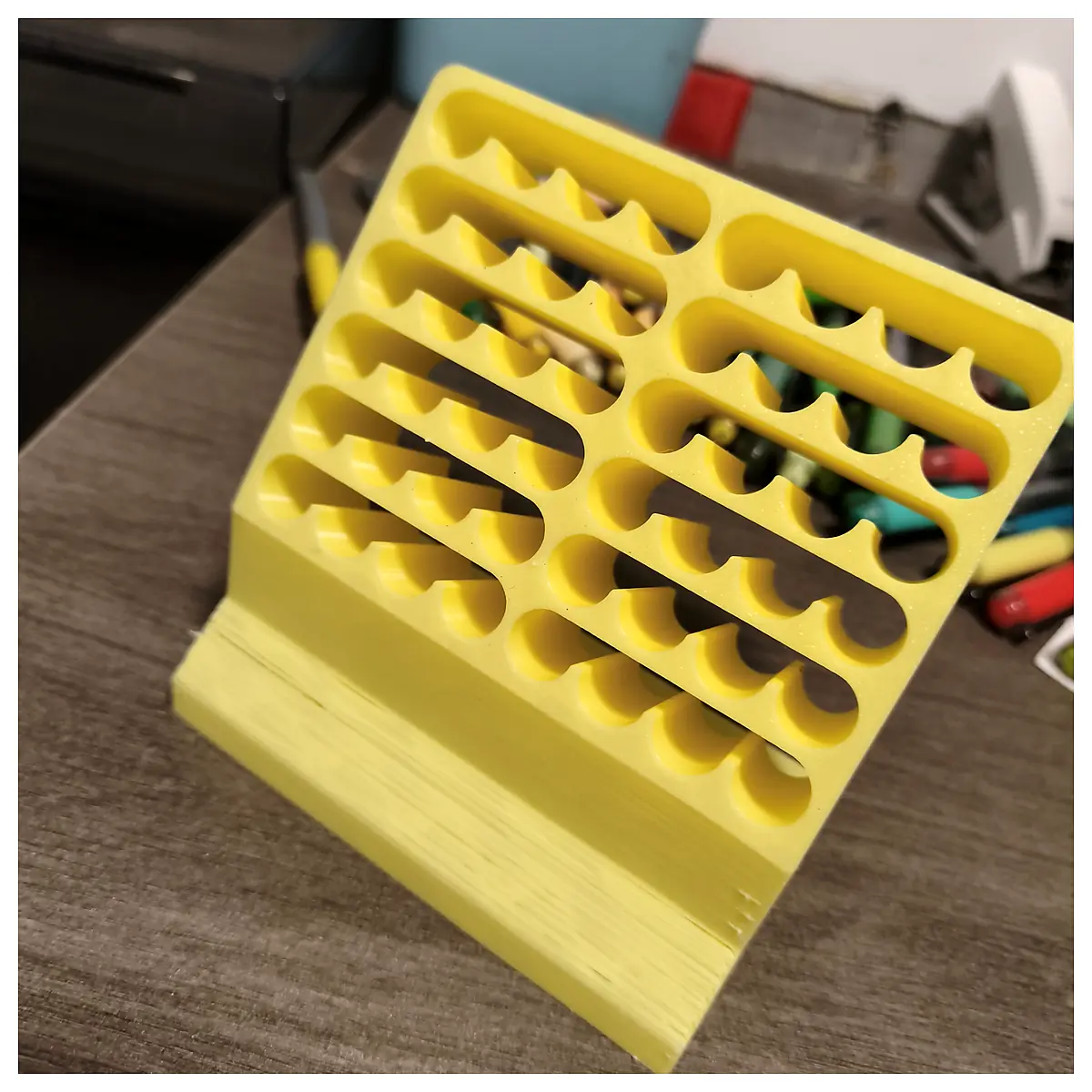 Acrylic Marker Pen Holder Organizer Multi Function Pen Cup Art Supplies Brush Storage Palette Accessories