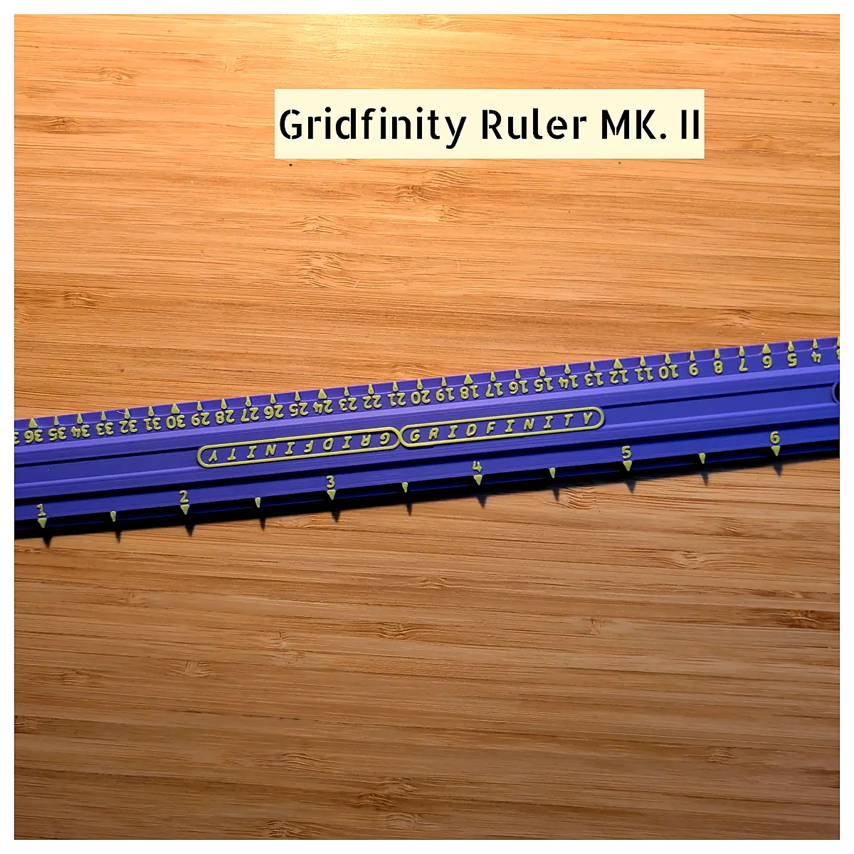 Gridfinity Ruler MKII 7 Unit Length Measuring Tool Parts Repair Universal