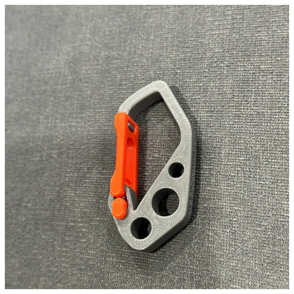 Carabiner Keychain Climbing Hiking Outdoor Safety Lock Parts Repair Universal Keyring