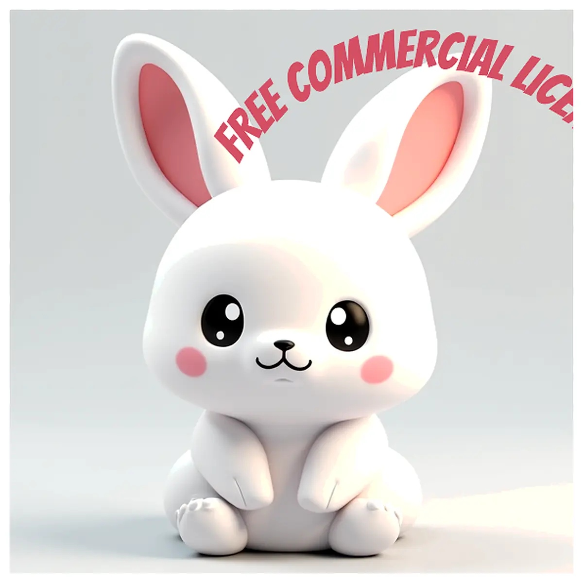Cute Bunny Plush Toy Kawaii Softie Animal Figure Wholesale Retail Repair Parts Patch