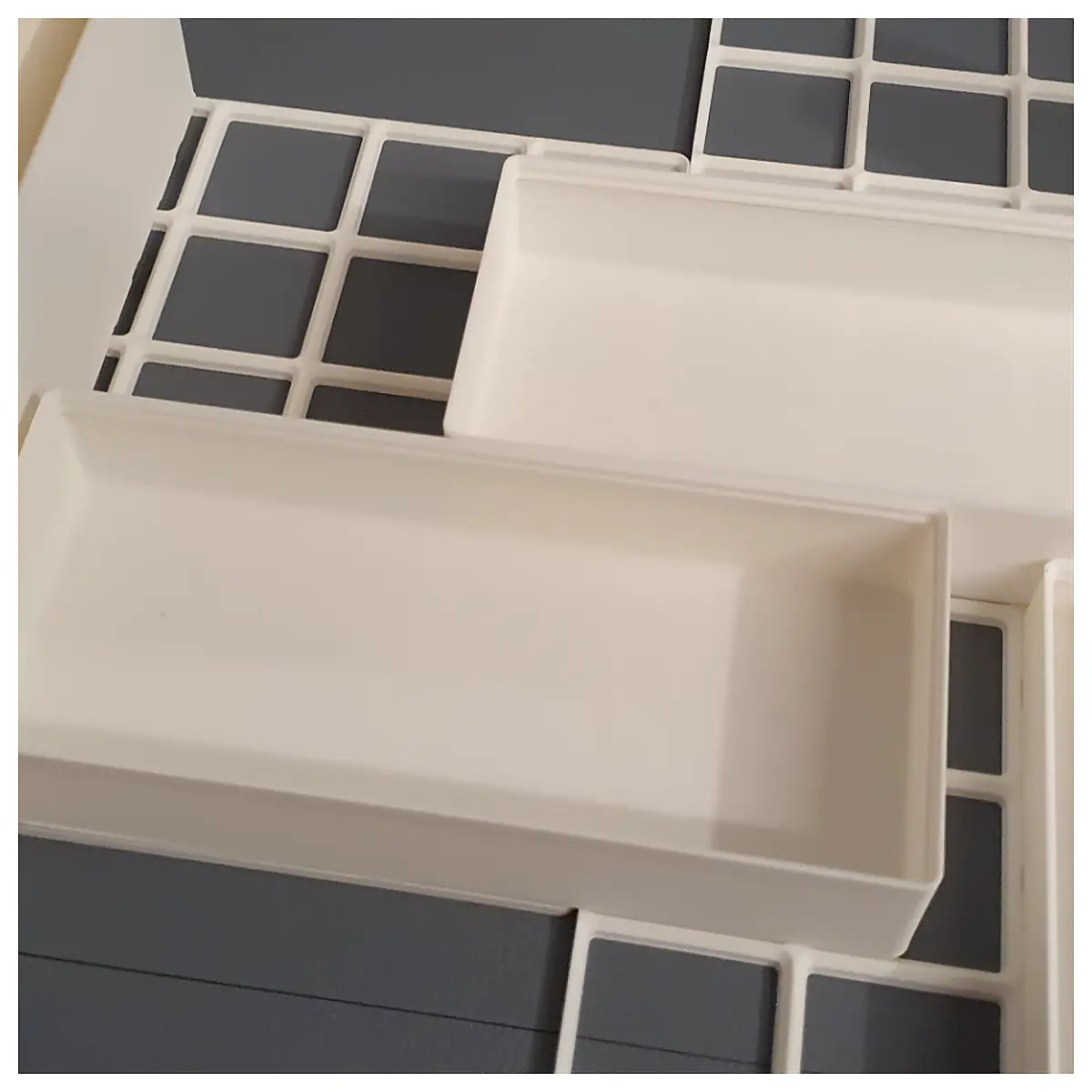 Gridfinity Half Grid Bins Organize All s Storage Solutions Modular Parts Accessories