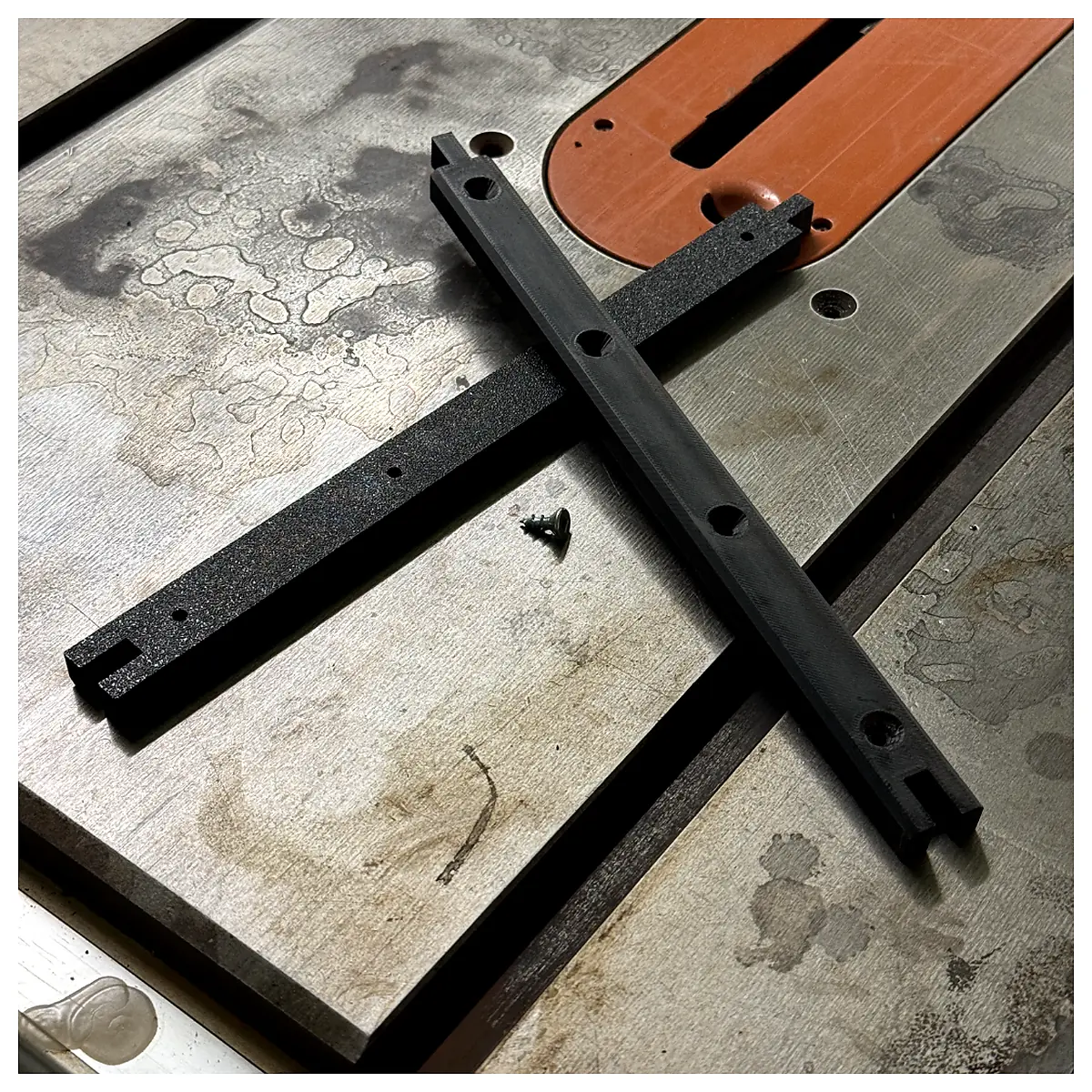 Table Saw Miter Slot Track 34 Inch Jigs Guides Cutting Woodworking Precision