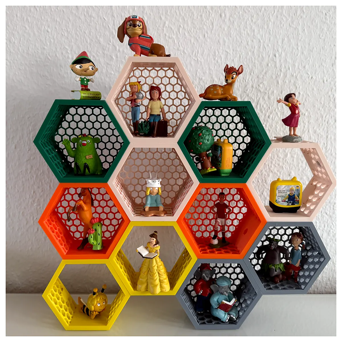 Tonie Box Shelf Honeycomb Storage Toy Box Parts Story Box Repair Storage Toys Organizer