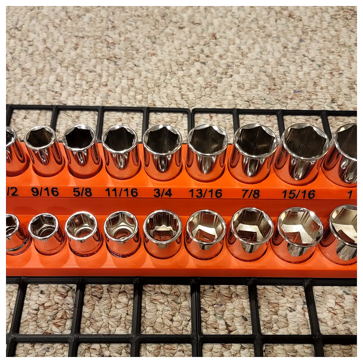 Gridfinity Socket Holders Parts Storage Organizers System No Modules Fasteners Universal Fit
