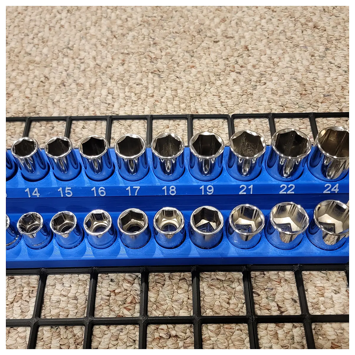 Gridfinity Socket Holders Parts Storage Organizers System No Modules Fasteners Universal Fit