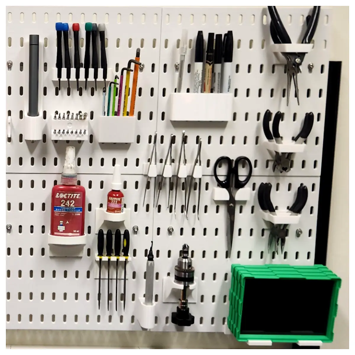 Pegboard Accessories Hooks Fasteners Mounting Hardware Organization Storage Solutions Wall Mounting Parts Installation