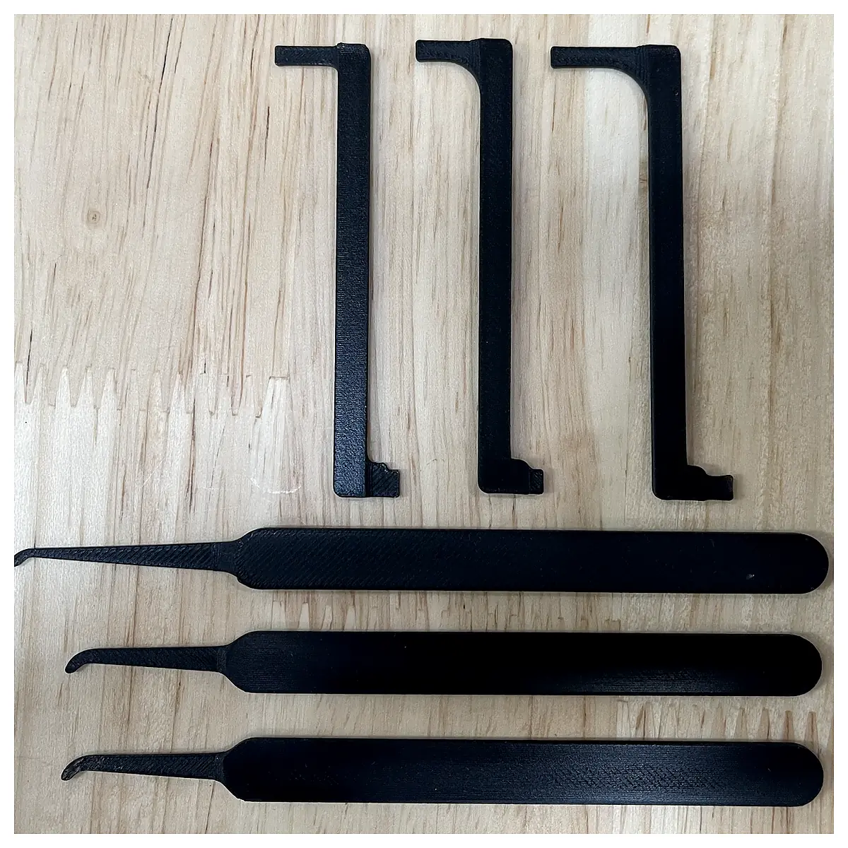 Lock Tensioner Tool Universal Lock Pick Set Lock Repair Parts Locksmith Training