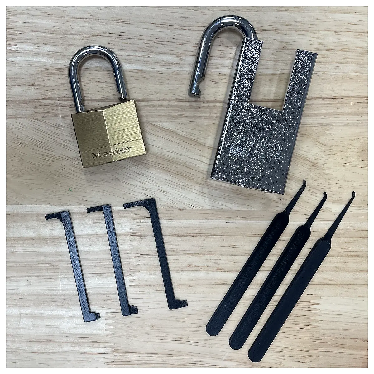 Lock Tensioner Tool Universal Lock Pick Set Lock Repair Parts Locksmith Training