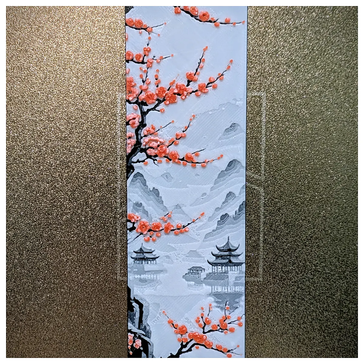 Cherry Blossom Bookmark Spring Decor Seasonal Harmony Writing Accessory Multi Use Paper Gift