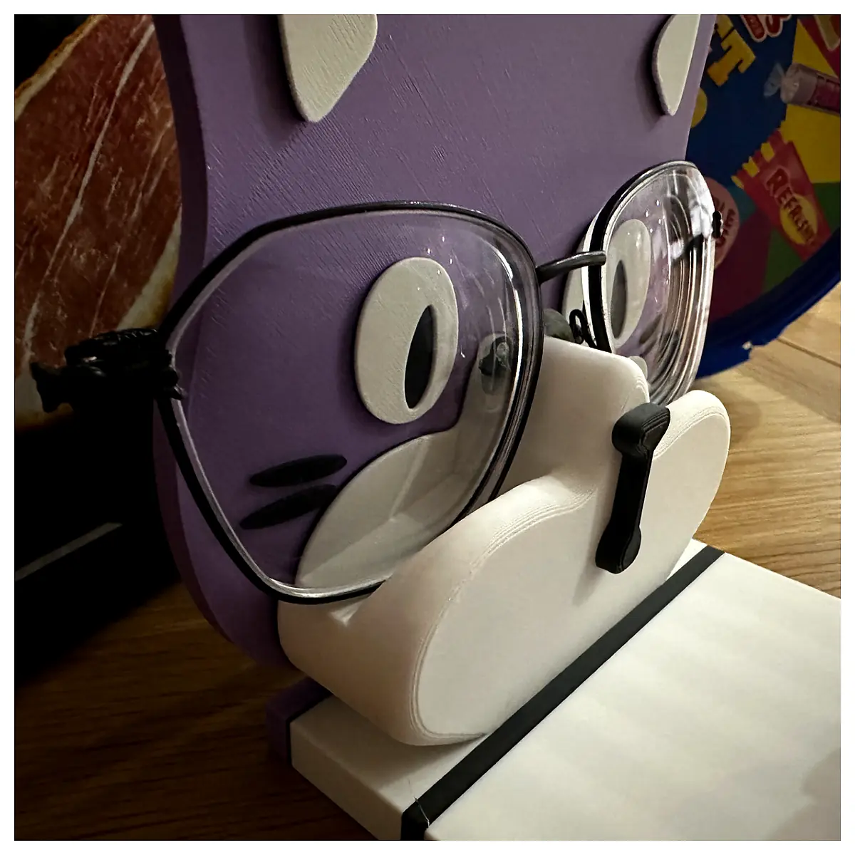 Cat Glasses Holder Phone Stand Cute Pet Decoration Universal Holder Accessory Phone Stand Computer Stand