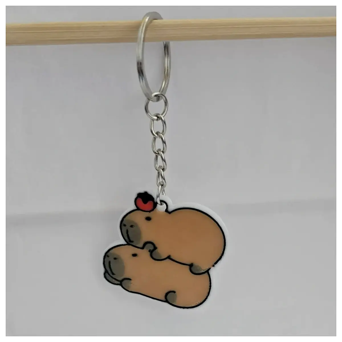 Capybara Keychain Animal Figurine Cute Gift Replacement Parts Repair Universal Accessory