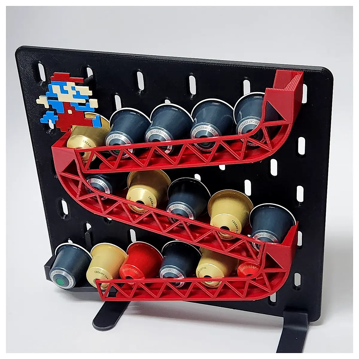 Donkey Kong Nespresso Capsule Holder Skadis Universal Compatible Multi Card Capsule Organizer Coffee Accessories