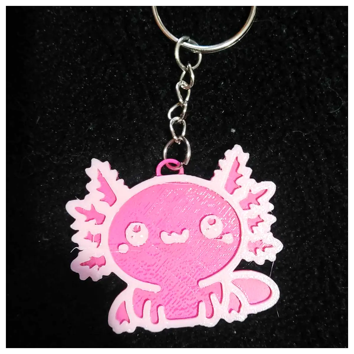 Axolotl Keychain Cute Pet Rare Collectible Souvenir Animal Accessory Parts