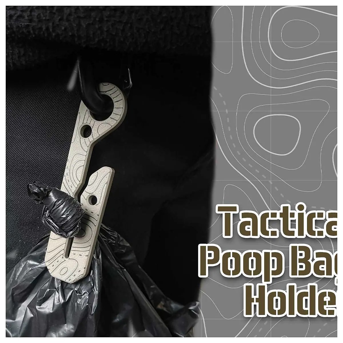 Tactical Dog Poop Bag Holder Tacticool Topo Bags Pickup Pet Waste Fast Reliable