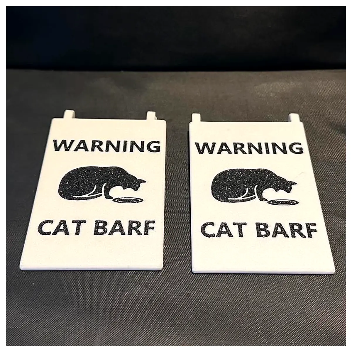 Cat Vomit Warning Sign Folding A Frame Pet Safety Indoor Outdoor Spill Emergency Notice