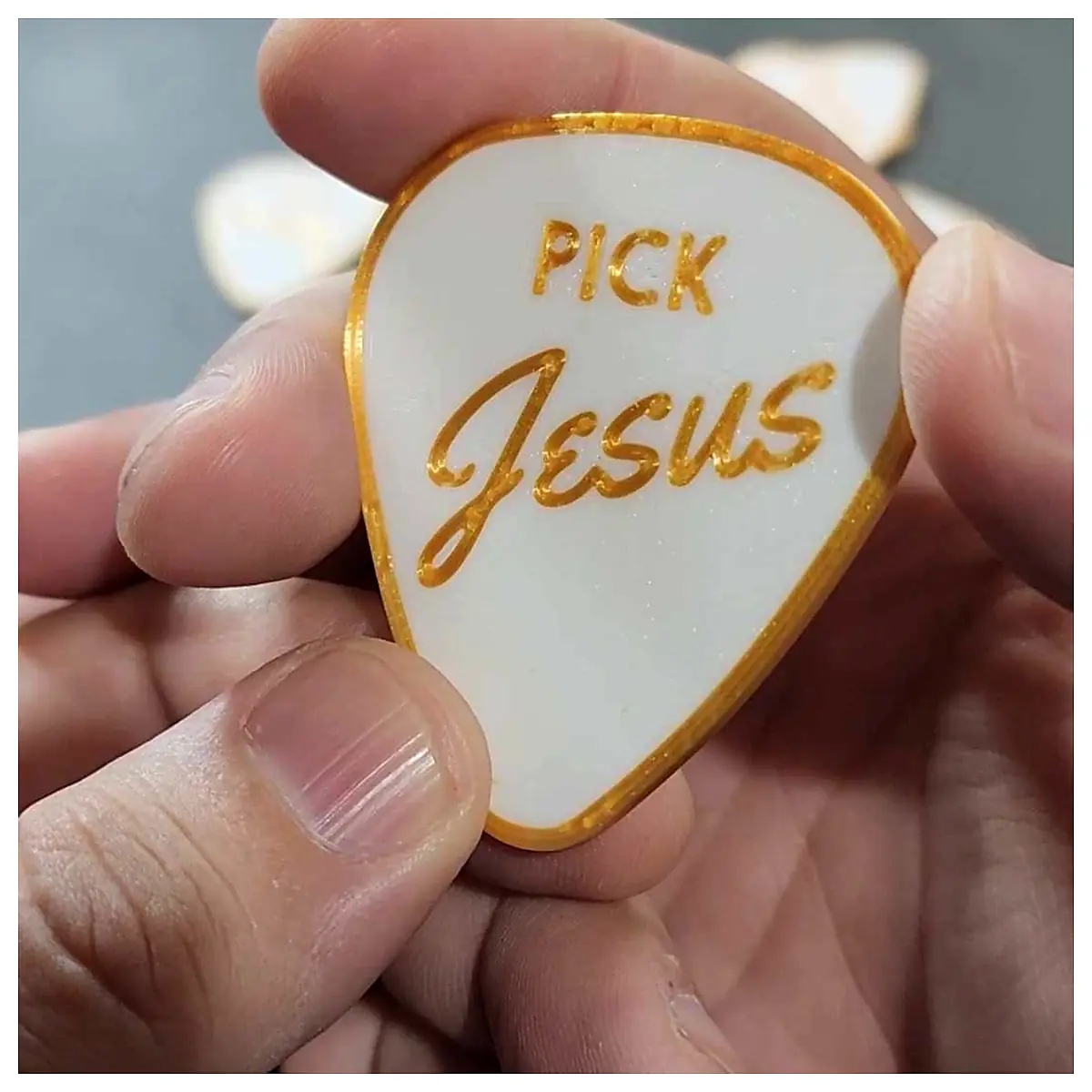 Guitar Picks Jesus Picks Acoustic Picks Acoustic Guitar Picks String Picks Guitar Accessories Repair