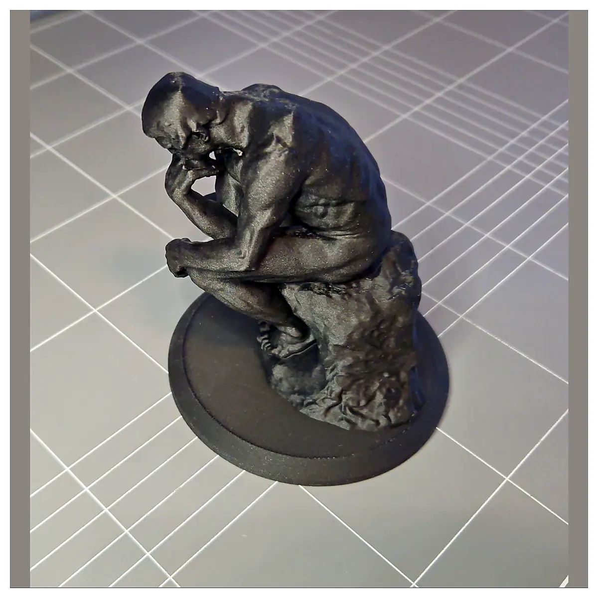 The Thinker Statue Sculptural Figurine Philosophical Decor Desk Art Gift Modern Art Reflection Contemplation Meditation