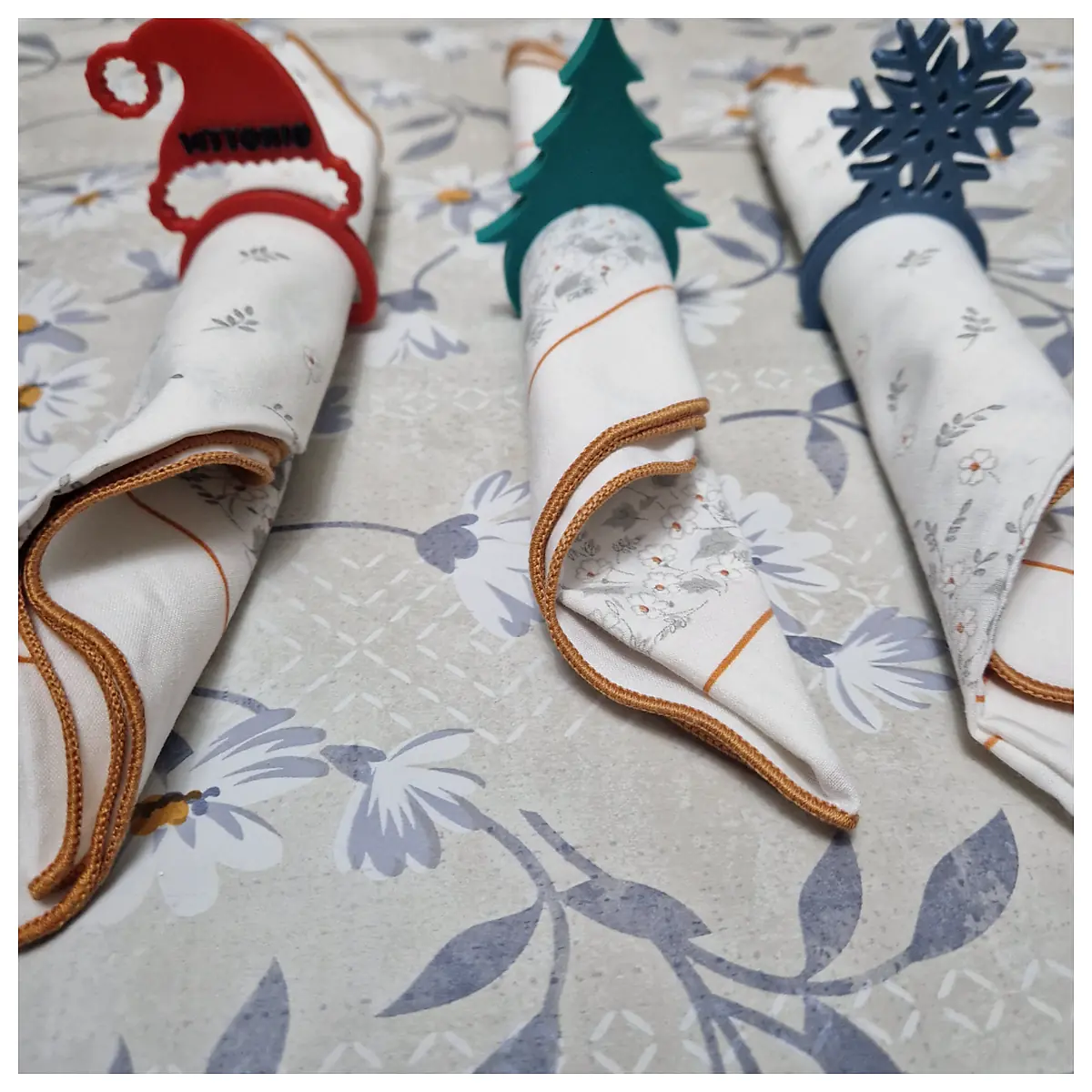 Christmas Napkin Rings Festive Decor Tableware Accessories Replacement Parts Gift Ideas