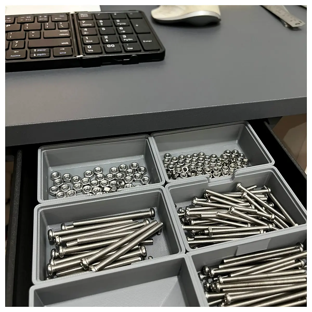 Stackable Parts Storage Box Component Organization Storage Containers Bins Trays Parts Storage