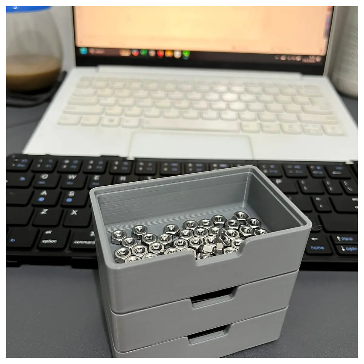 Stackable Parts Storage Box Component Organization Storage Containers Bins Trays Parts Storage