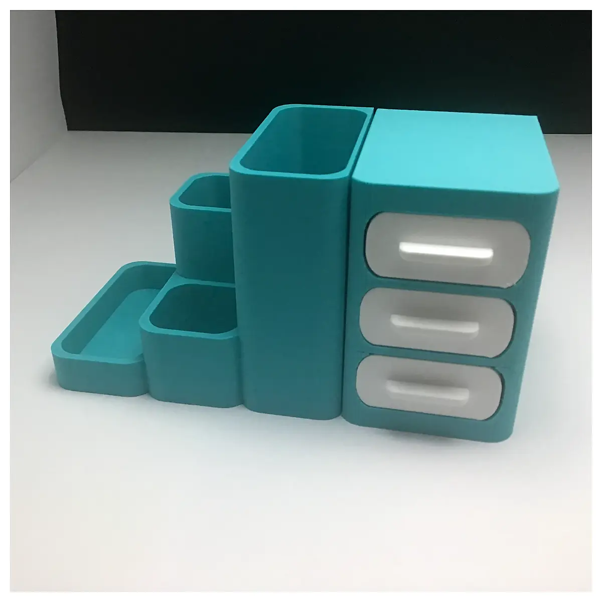 Desk Caddy Organizer Multi Function Shelf Office Desk Accessories Detailed Storage Desktop Organizer Office Supplies