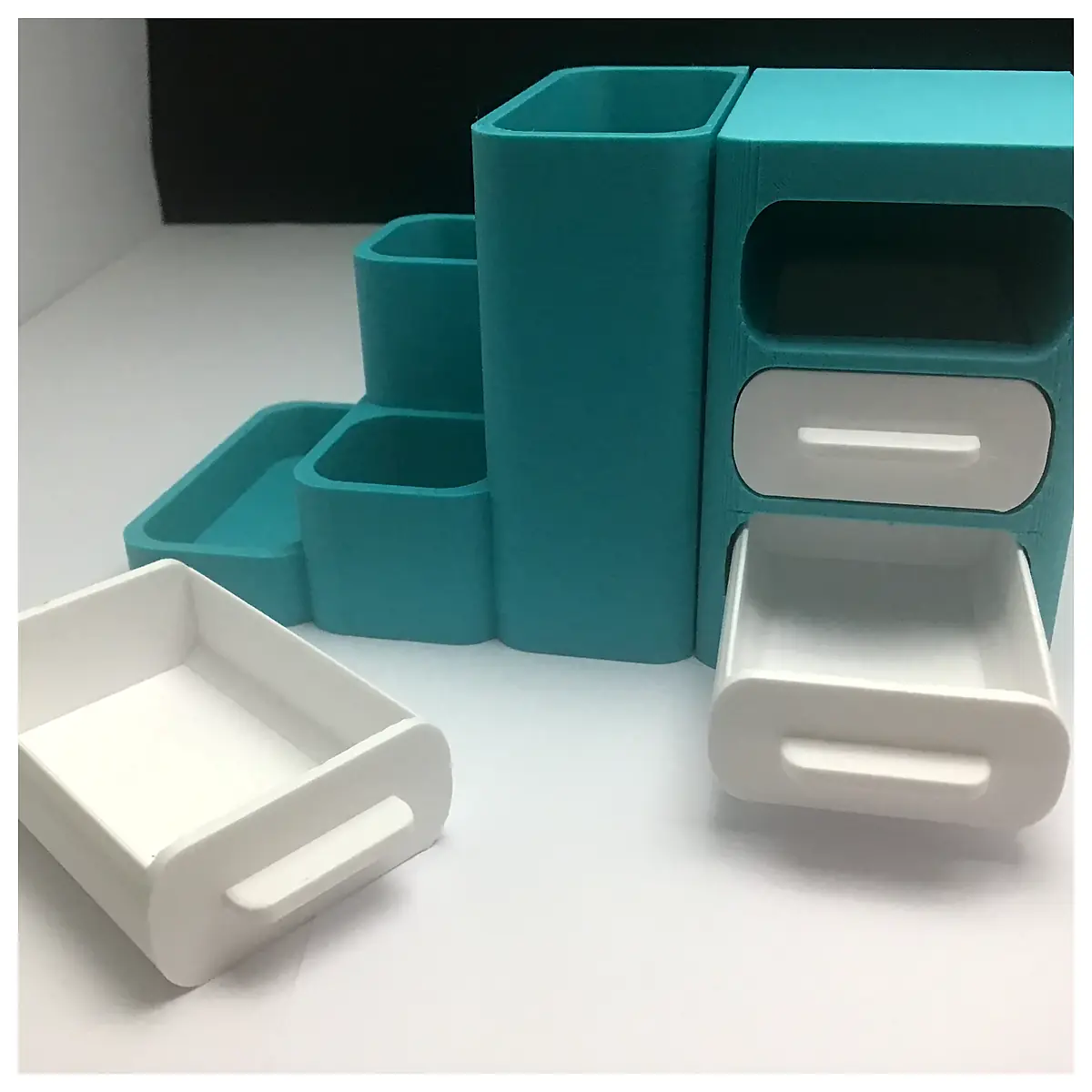 Desk Caddy Organizer Multi Function Shelf Office Desk Accessories Detailed Storage Desktop Organizer Office Supplies