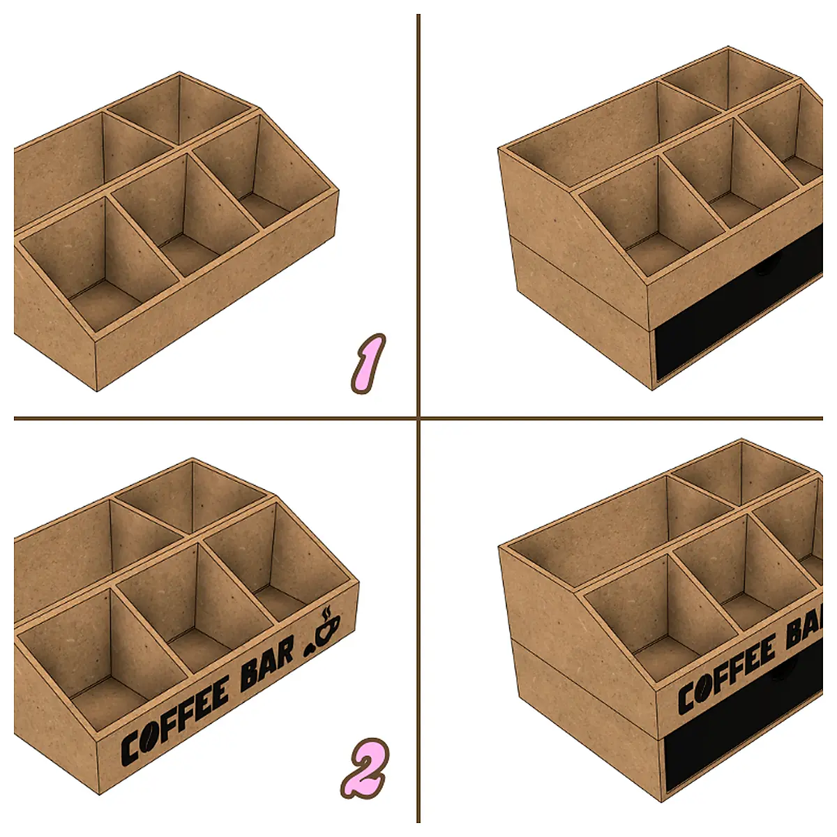 Coffee Tea Station Organizer Accessories Parts Repair Universal Tea Maker Tools