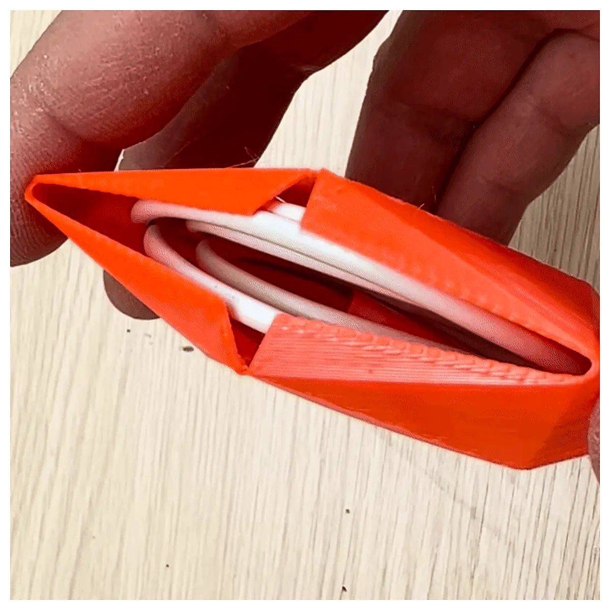 Squeezable Travel Cable Organizer Bag M Cable Management Cord Wrap Travel Accessories Car Parts