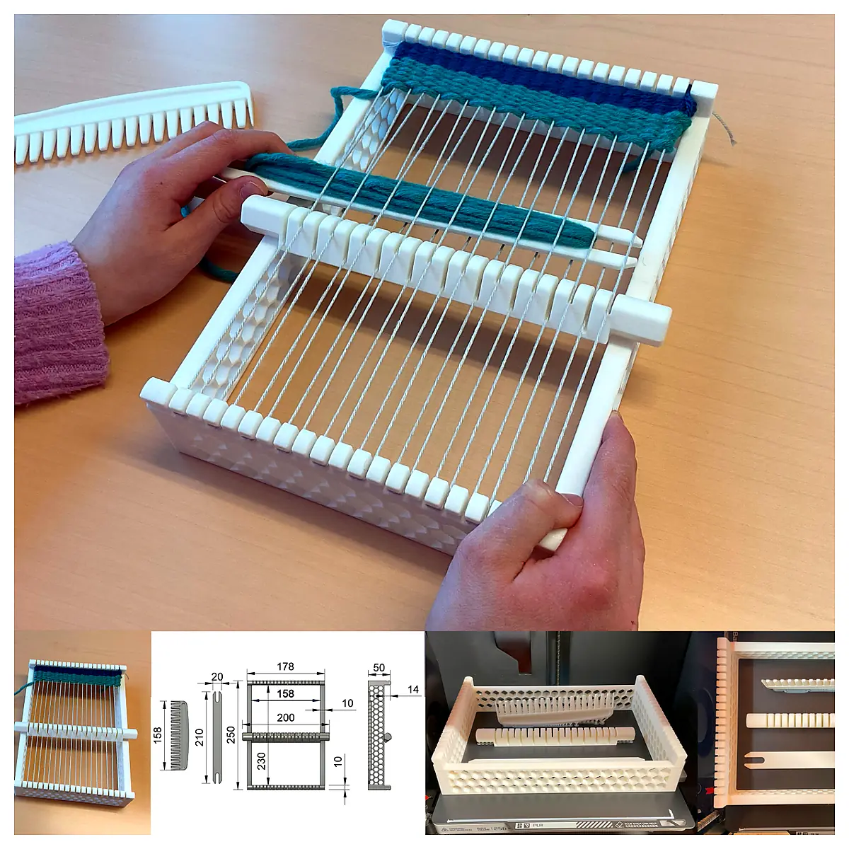 Kids Weaving Loom Craft Creative Weaving Loom Children s Loom Weaving Accessories Learning Toy