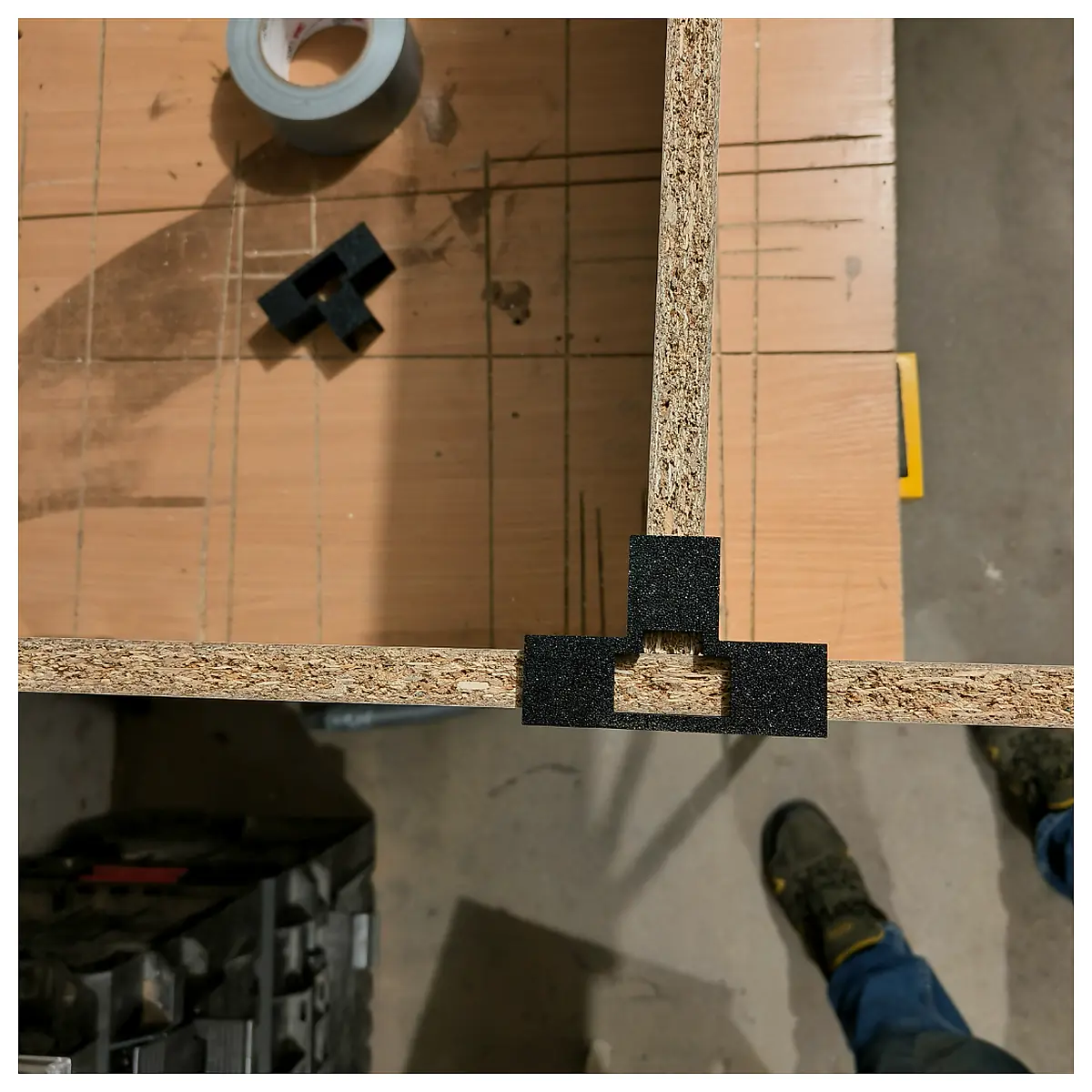 T Shape Clamp Jig Cabinet Mount Tool Repair Parts Fasteners Cabinet Accessories Installation Jig