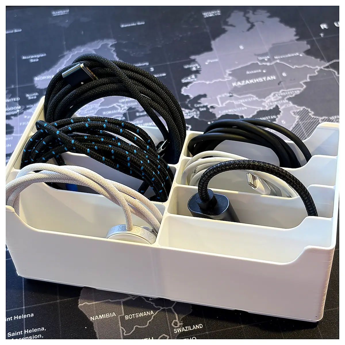 Cable Storage Bins Organizer Desk Storage Solutions Cable Management Boxes Electronic Component Storage Accessories