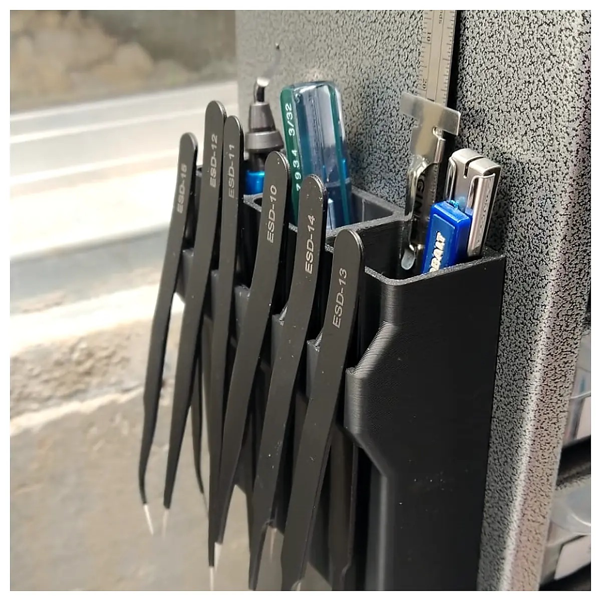 Wall Mounted Tool Organizer Storage Rack Parts Repair Maintenance Tool Holder Accessories