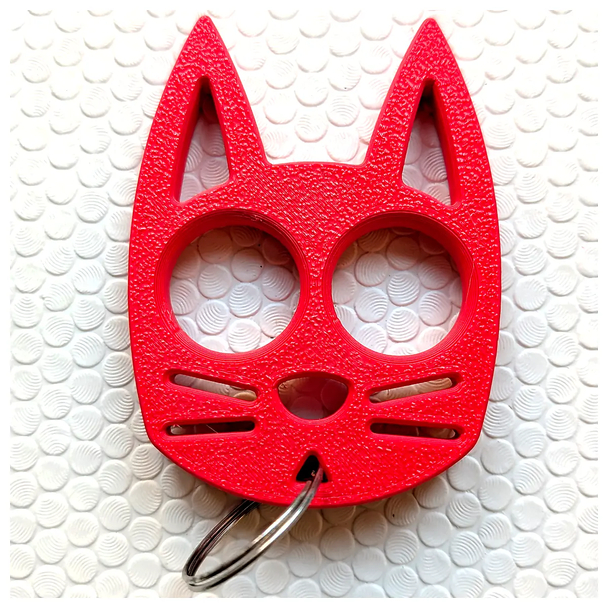 Cat Keychain Cute Pet Memorial Charm Lucky Amulet Car Accessory Decoration Gift