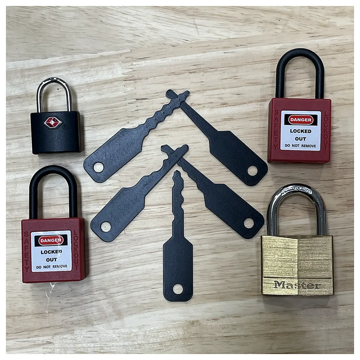 Lock Picking Tool Universal Lock Jiggler Locksmith Tools Lock Repair Electronic Lock Pick