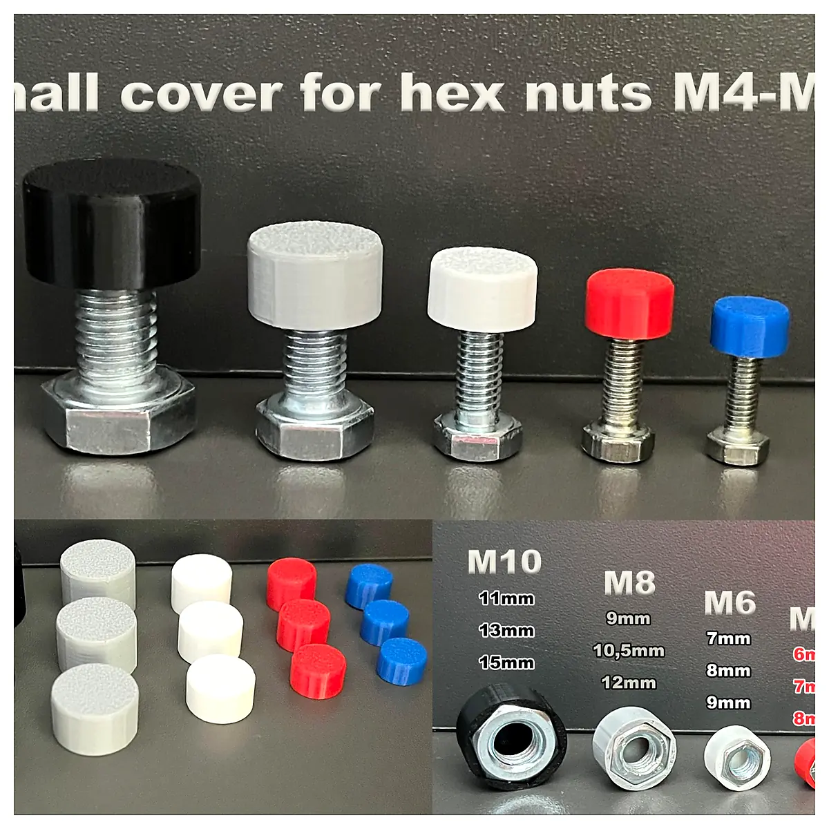 Hex Nuts M4 M10 Fasteners Repair Parts Universal Tightening Spare Parts