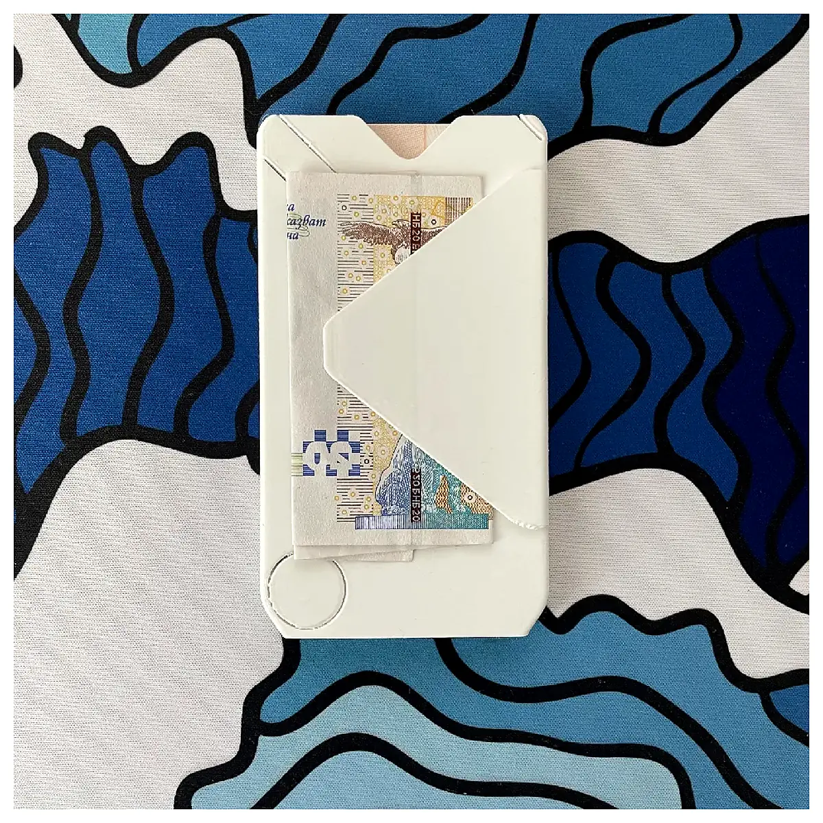 Slim Cascade Card Wallet Money Clip Universal Card Holder Multi Card Storage Credit Card Clip Wallet Accessories