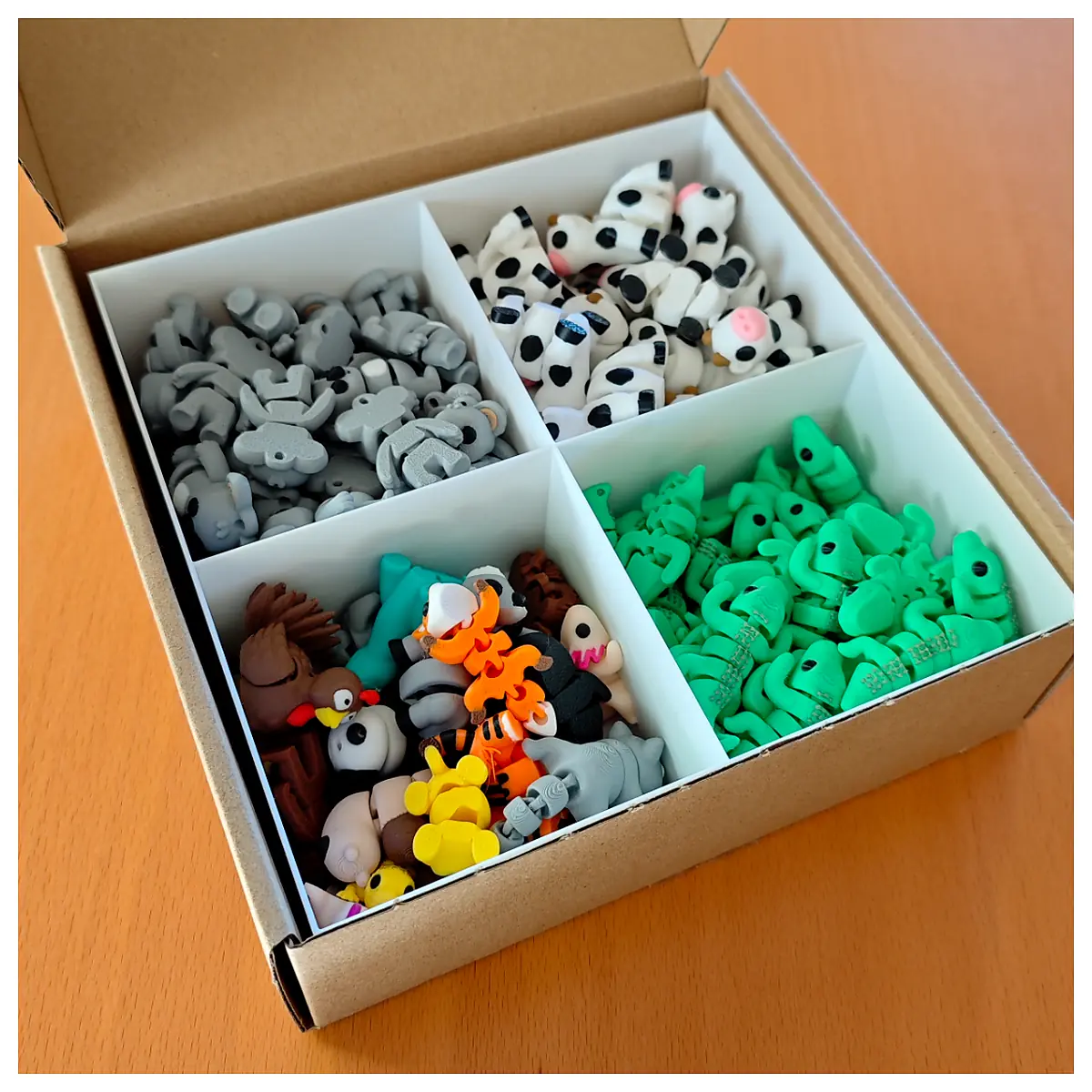 Storage Display Boxes Mini Figures Collection Organizer Parts Storage Universal Box Display Case Toy Accessories