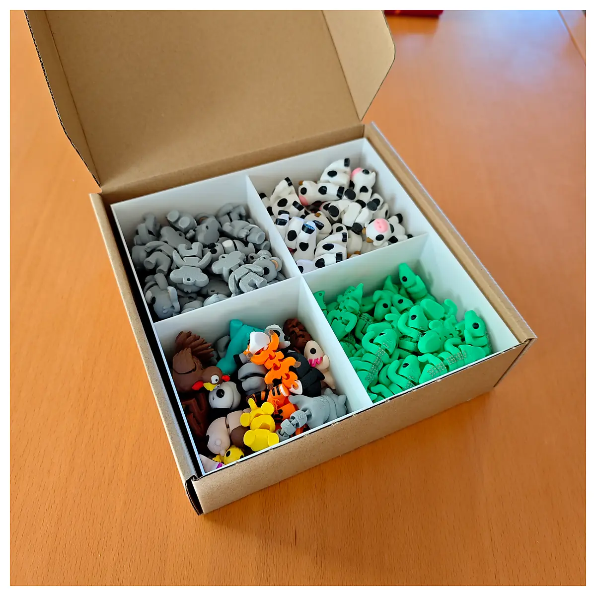 Storage Display Boxes Mini Figures Collection Organizer Parts Storage Universal Box Display Case Toy Accessories