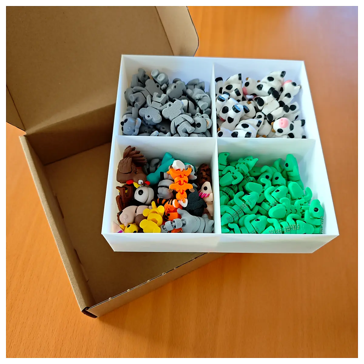 Storage Display Boxes Mini Figures Collection Organizer Parts Storage Universal Box Display Case Toy Accessories