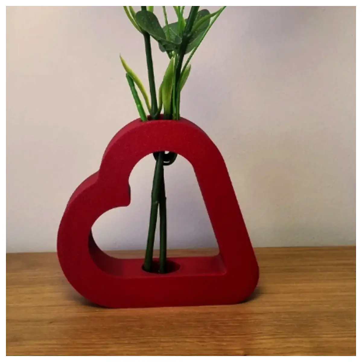 Heart Vase Romantic Floral Decor Heart Vase Flower Container Heart Gift Floral Art