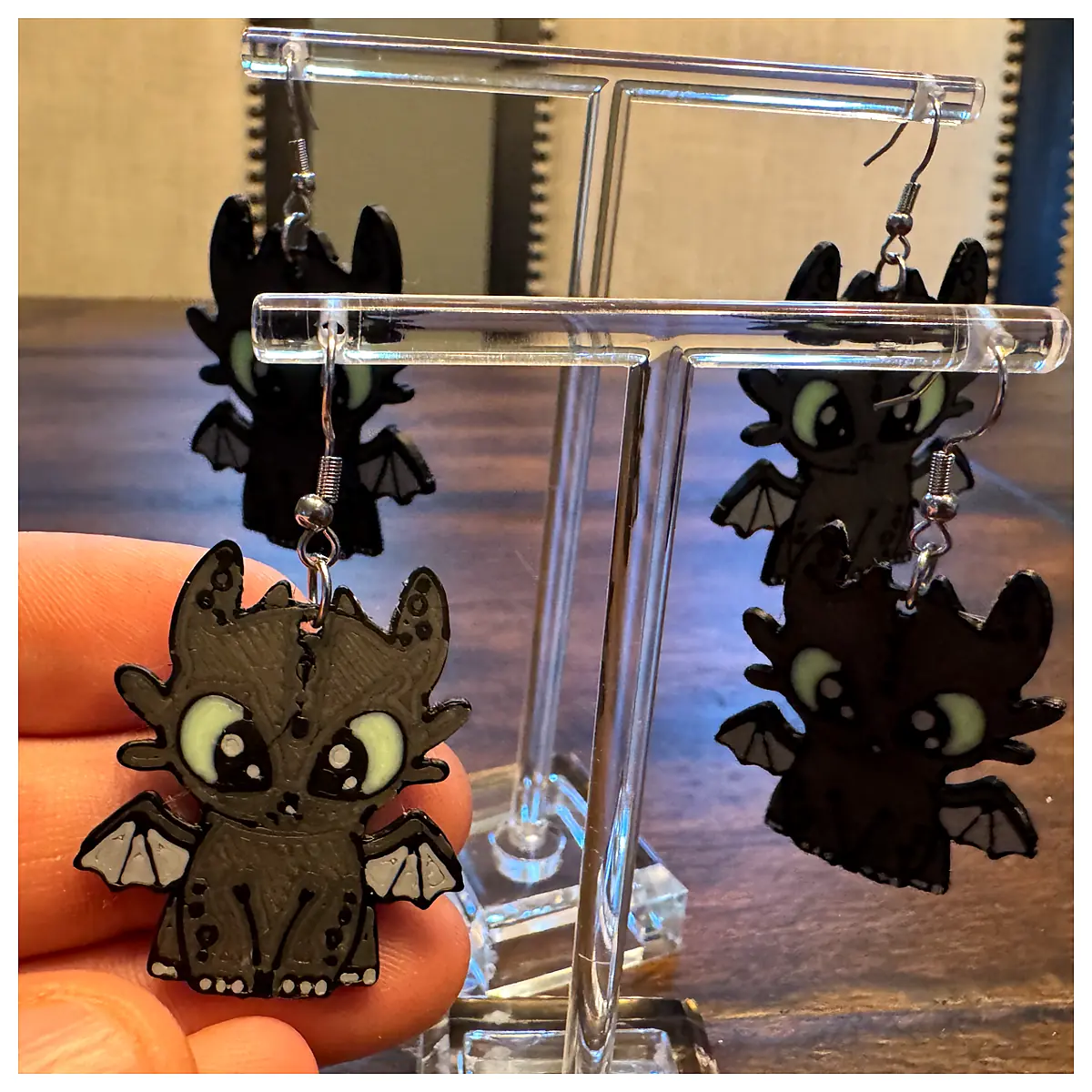 Toothless Earrings Universal Tooth Jewelry Tooth Parts Repair Accessories Collection