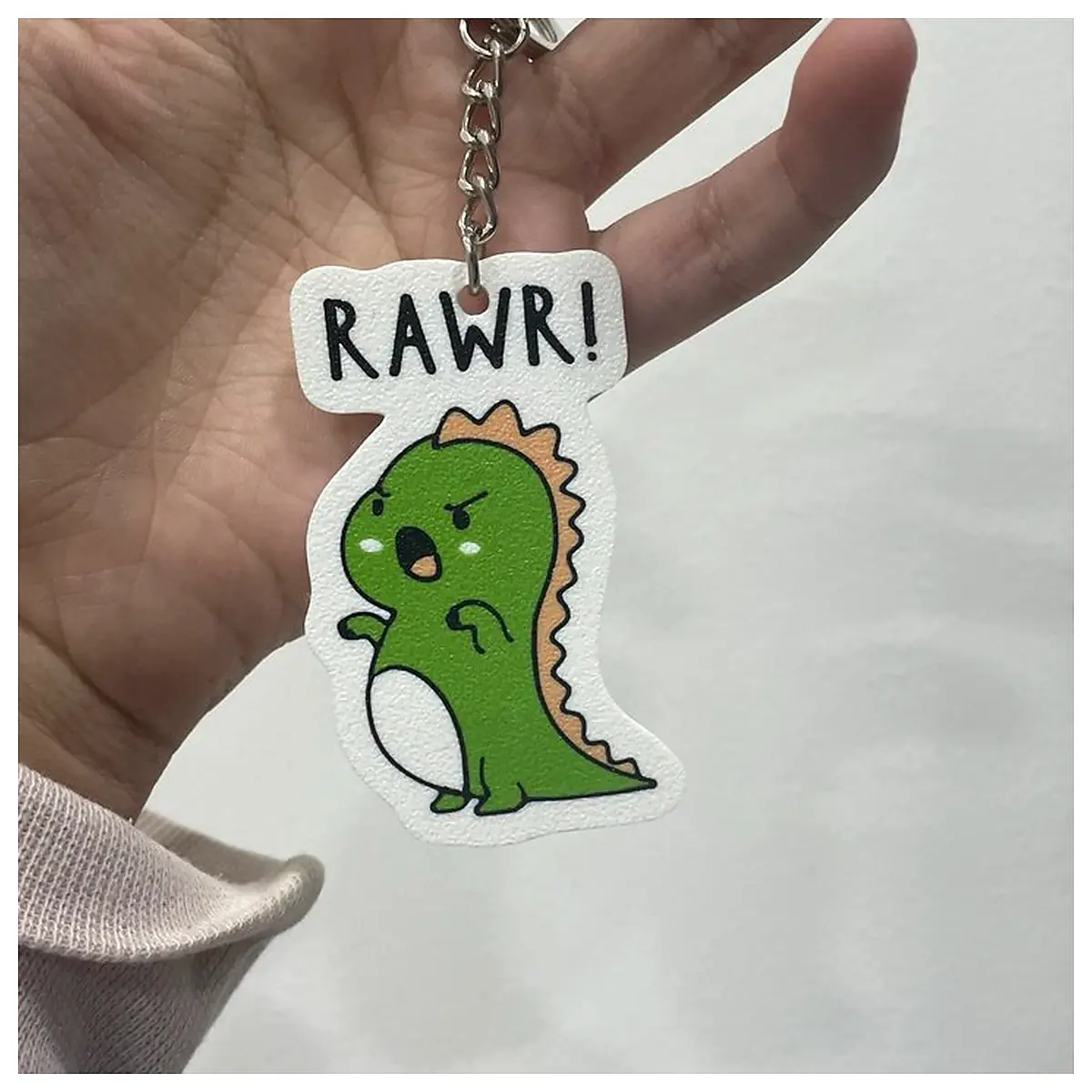 Keychain Dino Pet Kids Gift Keychain Parts Dino Accessories