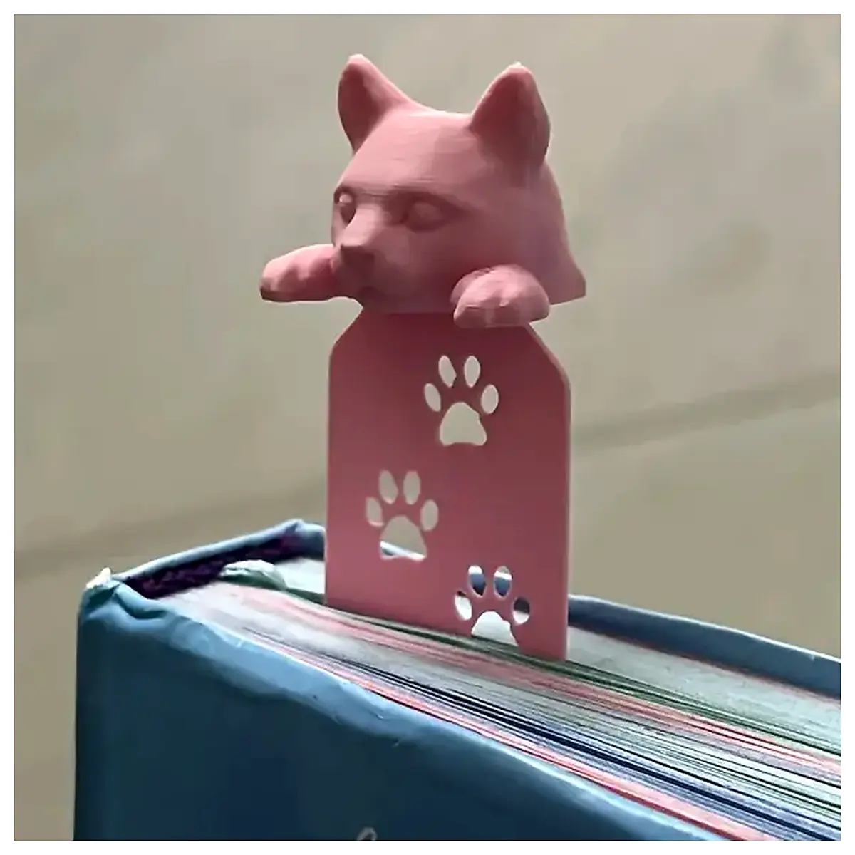 Cat Bookmark Cute Cartoon Book Decoration Animal Design Student Gift Page Protector