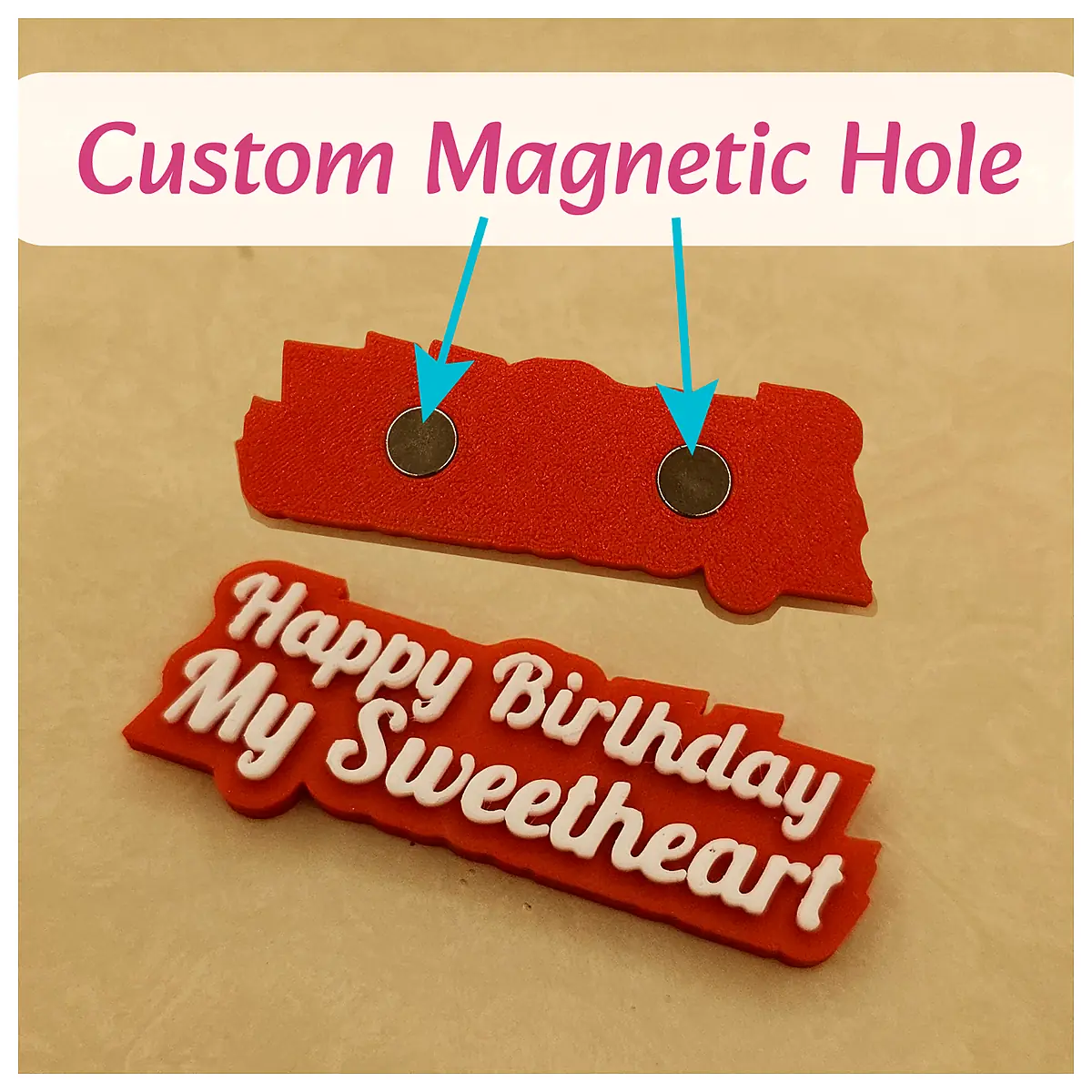 Custom Keychain Fridge Magnet Personalized Sign Make Your Own Memorial Keepsake Multi functional Magnet Accessories Keychains