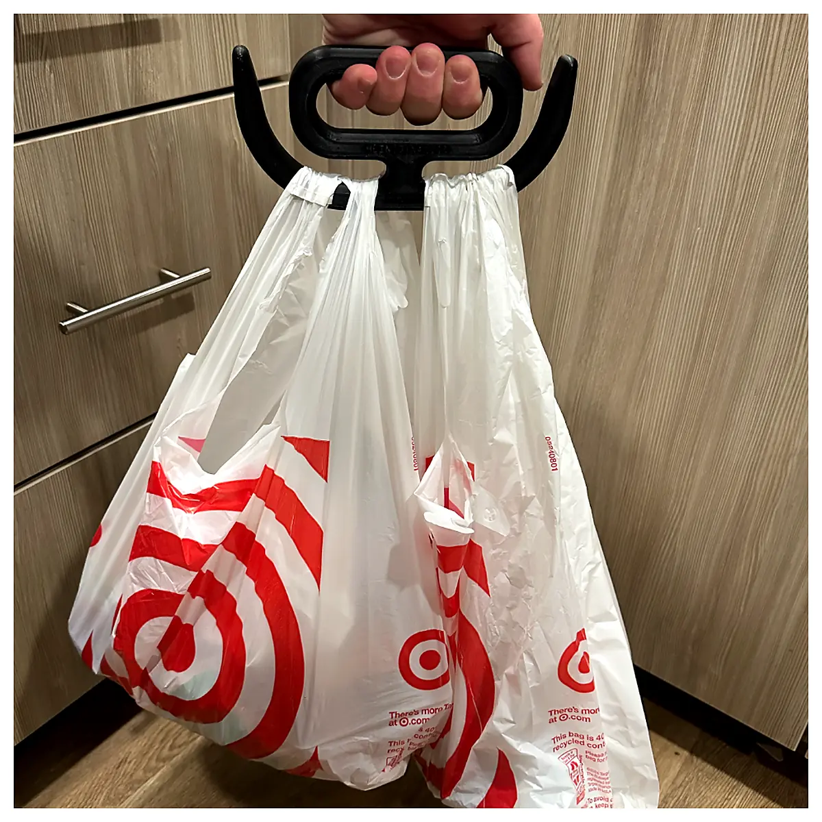 Grocery Bag Holder Universal Phone Stand Shopping Bag Hanger Carrier Support Accessory