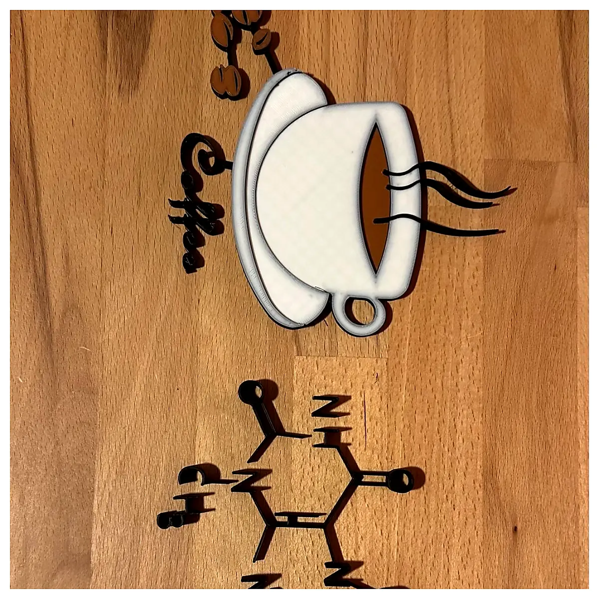 Caffeine Molecule Energy Boost Enhancement Nervous Stimulation Brain Health Caffeine Supplement Maximize Vitality